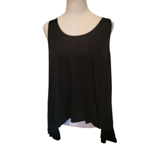 Awake Asymetrical Tank Black sz L